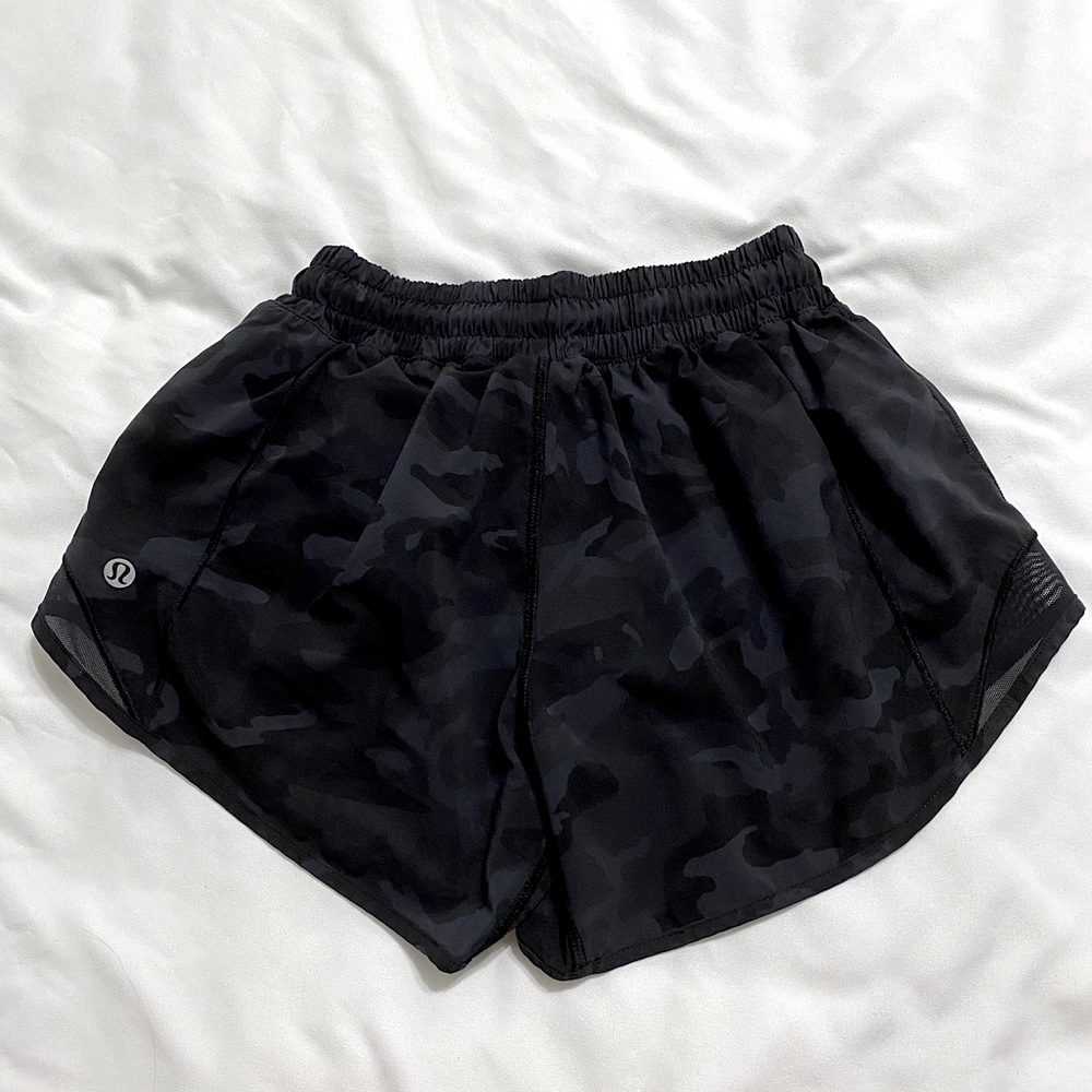 Lululemon Camo Hotty Hot Shorts